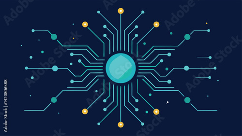 circuit board background