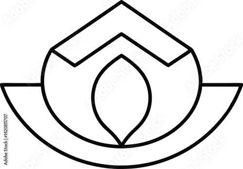 online course line art vector icon.