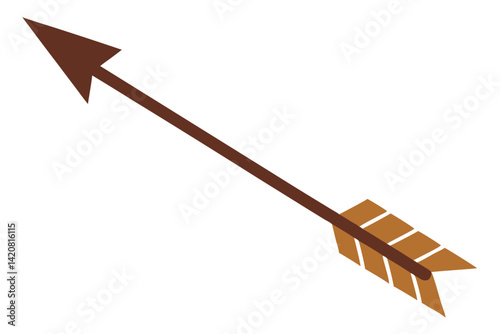 business graph with arrow