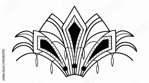 Zander Pattern Vector Art