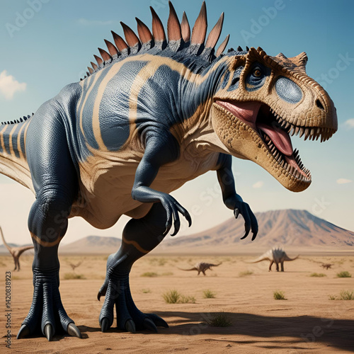 tyrannosaurus rex dinosaur 3d render