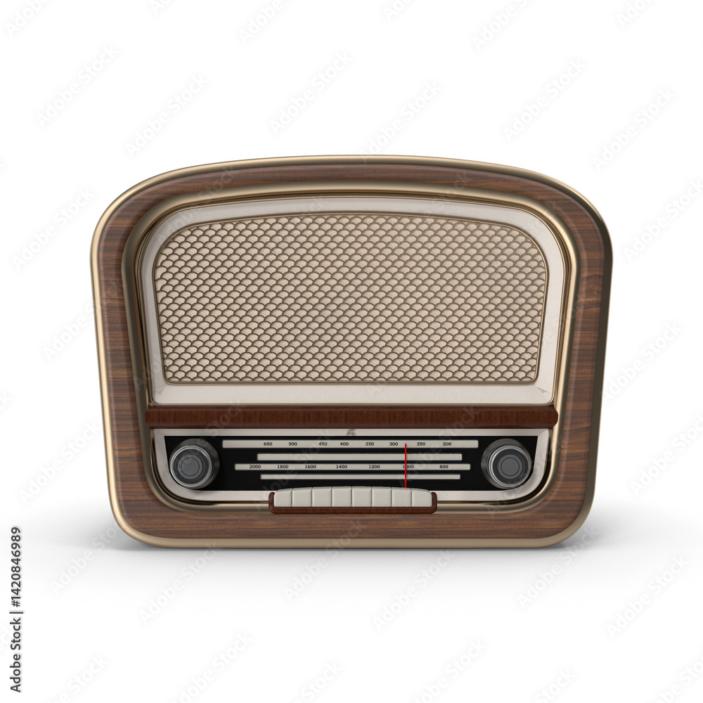 Fototapeta premium Retro vintage radio