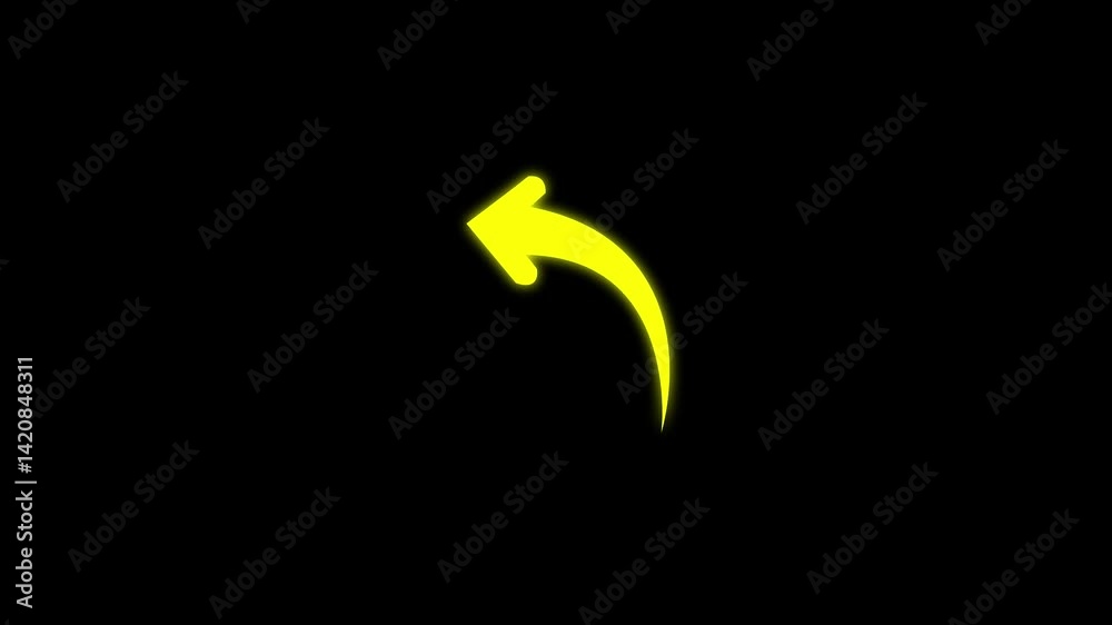simple animated flat design share button shaped sideways arrow. Perfect for vlog assets. animation template for video editing. set of social media motion graphic template