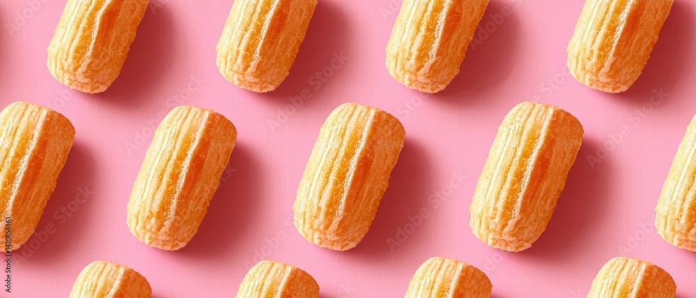 Vibrant bunch of orange macarons arranged elegantly on a white background for display Vibrant bunch of orange macarons arranged elegantly on a white background for display