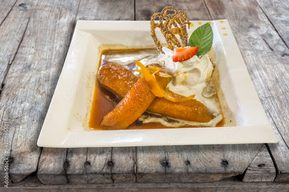 Bananes flambées 