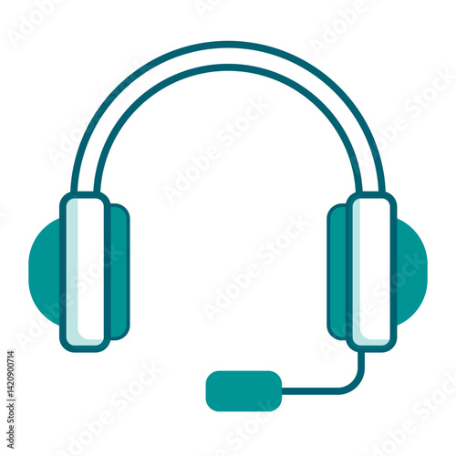 Help & Support Icon. Visual representation of help & support for financial and service UI use