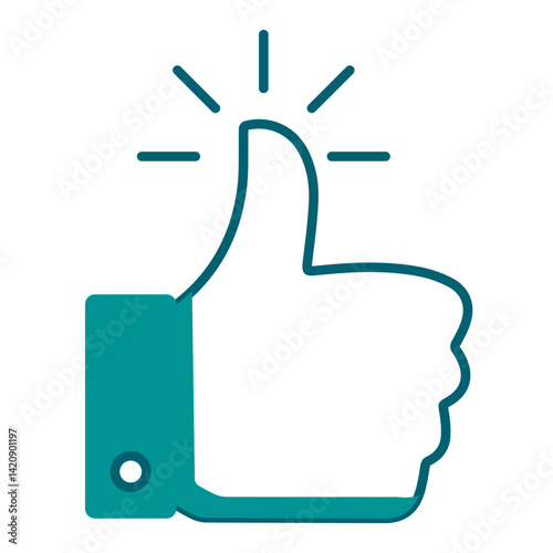Fast Approval Icon. Visual representation of fast approval for financial and service UI use