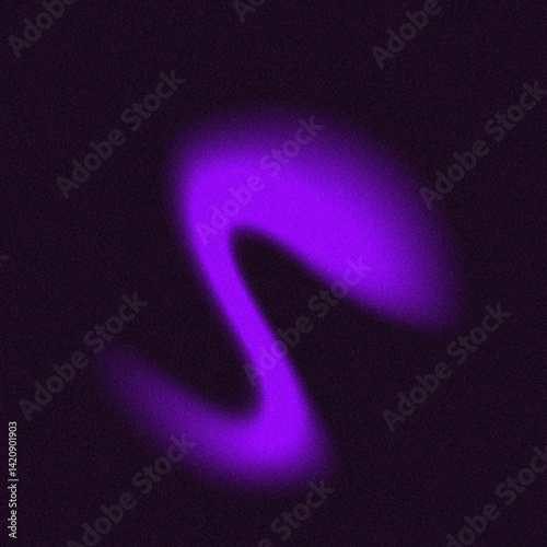 Wallpaper Mural Gradient Poster Design with Purple Wave Effect Torontodigital.ca