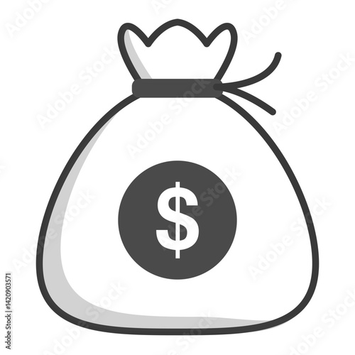 Flexible Financing Icon. Visual representation of flexible financing for financial and service UI use