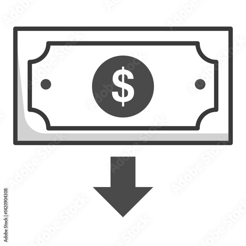 Affordable Payments Icon. Visual representation of affordable payments for financial and service UI use