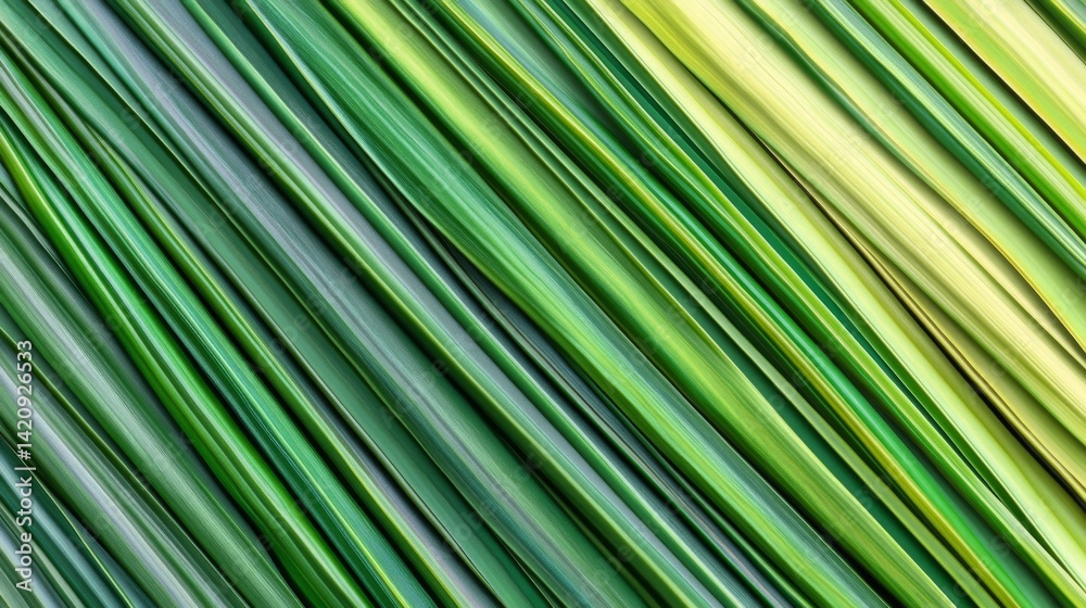 Striking Green Leaf Pattern Striking Green Leaf Pattern