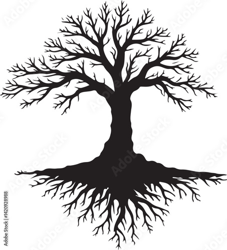 Tree silhouette 