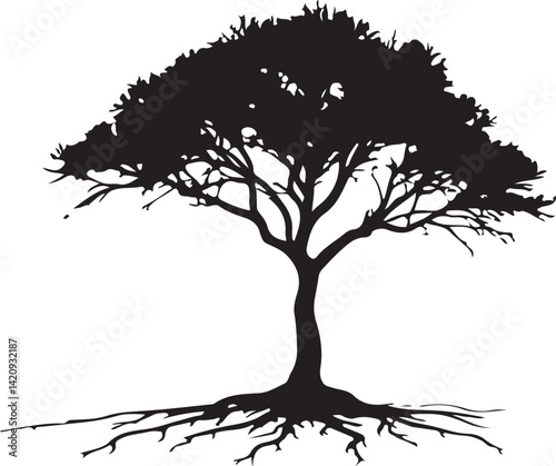 Tree silhouette 