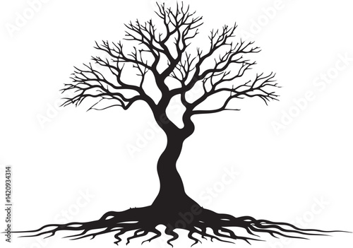 Tree silhouette 