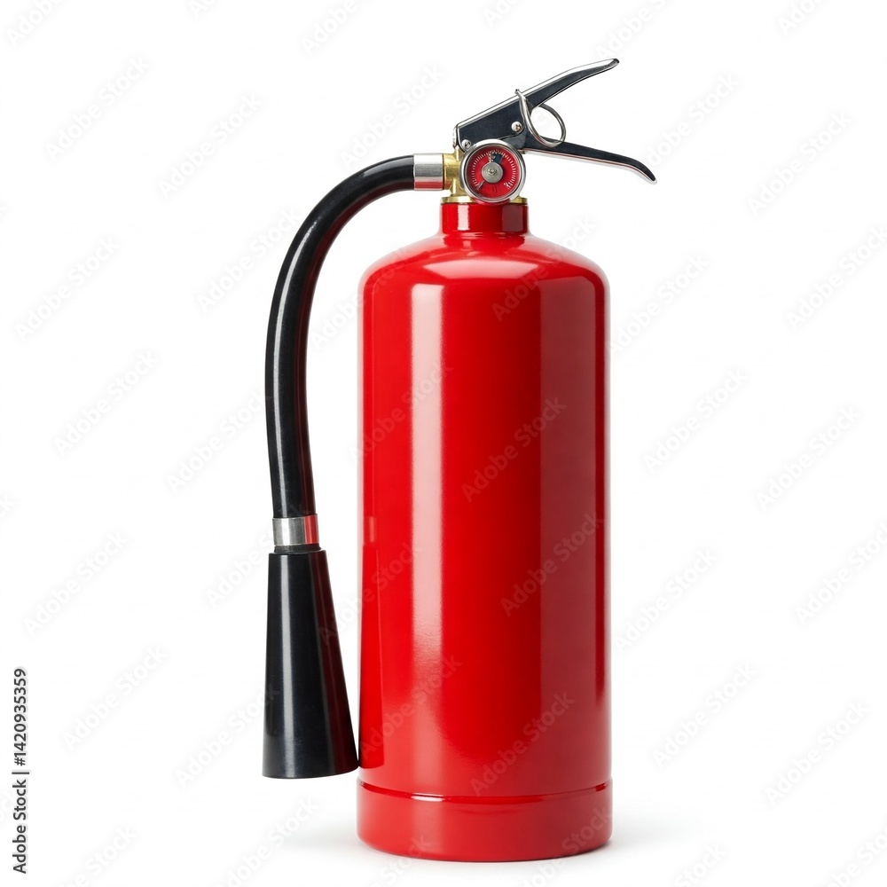 Portable Fire Extinguisher isolated on white background for safety and fire prevention
Portable Fire Extinguisher isolated on white background for safety and fire prevention