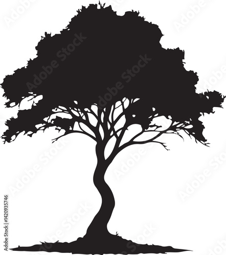 Tree silhouette 