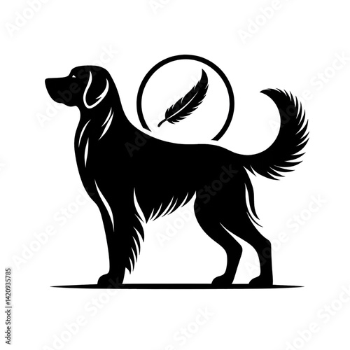 vector illustration of a dog