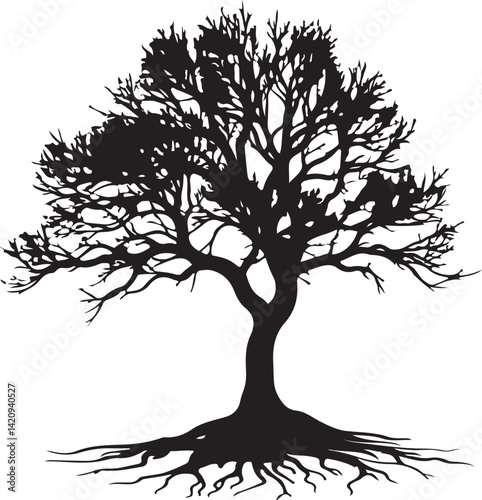 Tree silhouette 