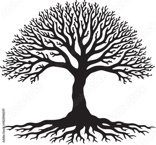 Tree silhouette 
