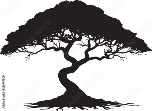 Tree silhouette 