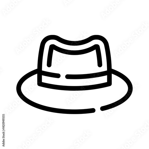 hat line icon
