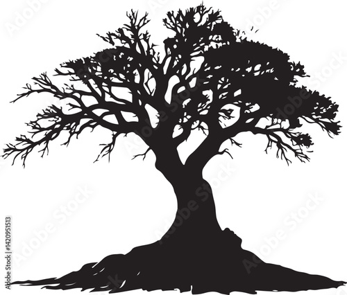 Tree silhouette 