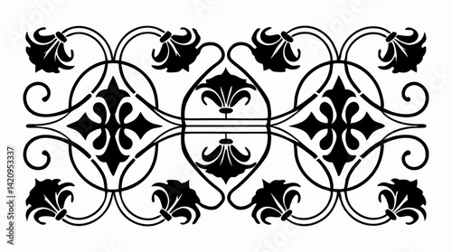 
Vintage calligraphic frames. Ornate calligraph frame, retro elegant ornamental borders and filigree floral Vector Art
