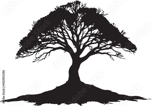 Tree silhouette 
