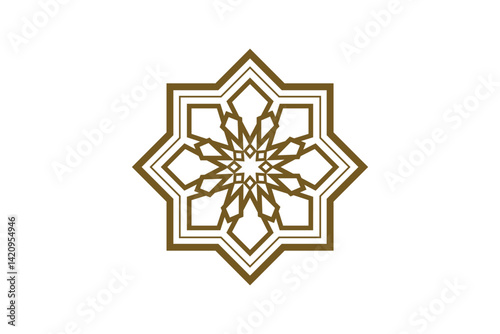 Abstract Islamic Ornament Illustration