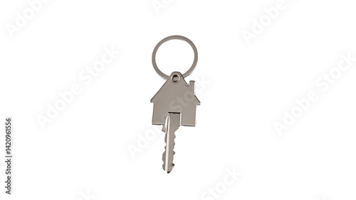 House keys and house shaped ornament