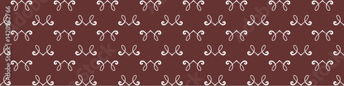 Elegant floral seamless pattern with intricate symmetrical designs. Perfect for wallpaper, fabric, textile, wrapping, background, or decorative use in digital and print projects.