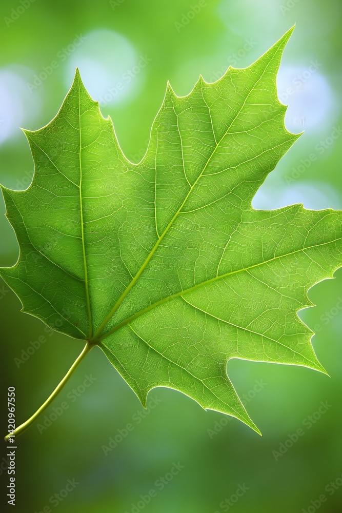 Vibrant Green Leaf Nature Photography Backlit Detail Vibrant Green Leaf Nature Photography Backlit Detail