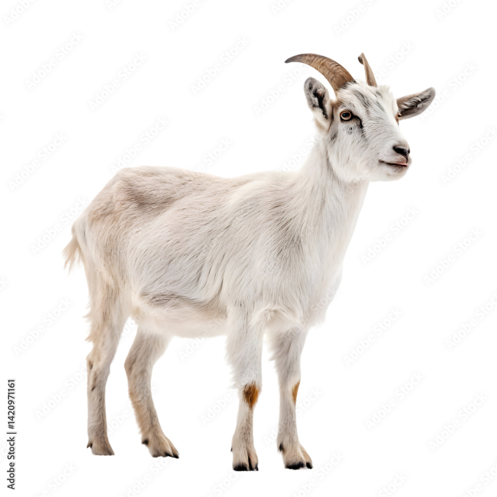 Adorable Goat Image: High-Quality Stock Photo on transparent background Adorable Goat Image: High-Quality Stock Photo on transparent background