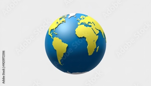 Vector Earth Globe Illustration – Paper Carving Earth Map Shapes with Shadow

 photo