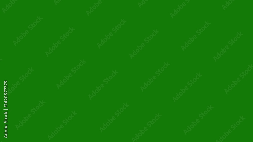 Animated white question mark icon green screen background animation ...