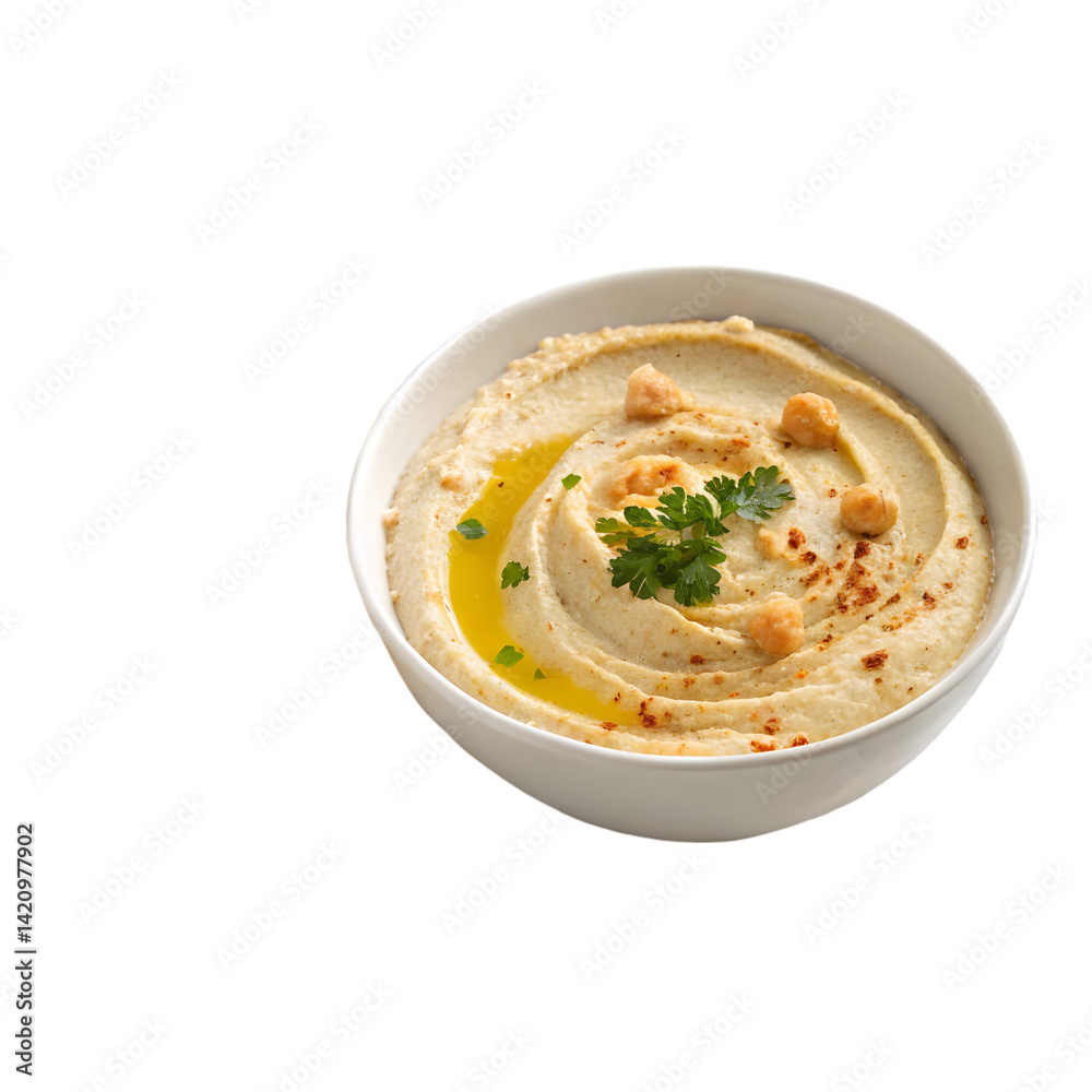 Delicious Creamy Hummus Recipe: Easy Homemade Guide on transparent background Delicious Creamy Hummus Recipe: Easy Homemade Guide on transparent background