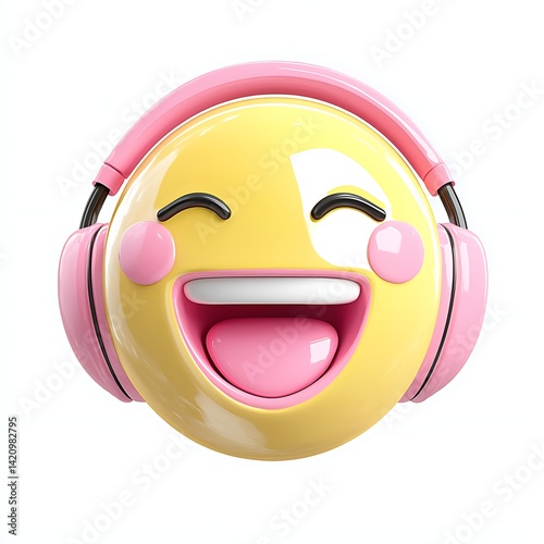 Happy Emoji Headphones