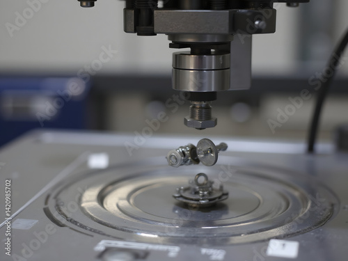 Precision components floating in mid-air during automated assembly, diamagnetic stabilization effects
