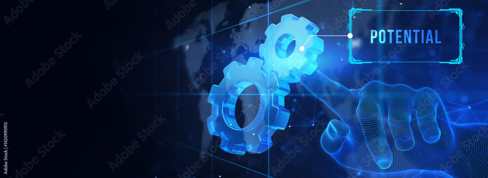 Personal and career growth. Potential and motivation concepts. 3d illustration Personal and career growth. Potential and motivation concepts. 3d illustration