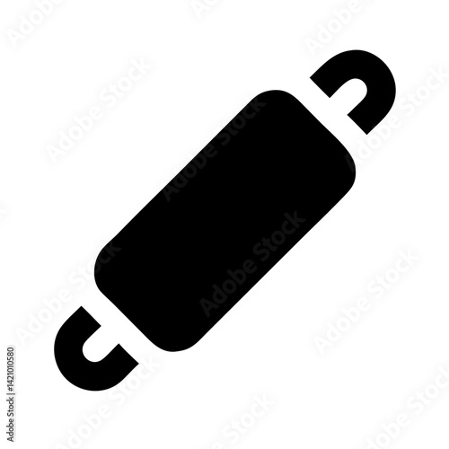Rolling Pin for Dough Preparation Icon Design