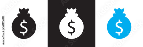 Loan and Credit  icon. Mortgage, credit rating, calculator  icon. Vector for websites, mobile interfaces, presentations, banner, visual branding etc. Vector illustration. EPS 10