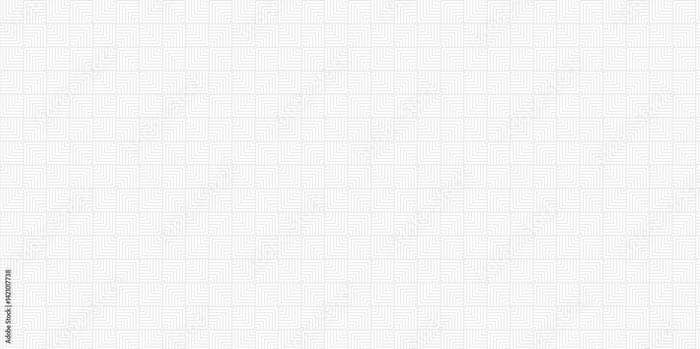 Abstract overlapping vector white and gray Pattern wave lines fabric square line background. seamless fabric geomatics overlapping create retro line pattern design. Abstract overlapping vector white and gray Pattern wave lines fabric square line background. seamless fabric geomatics overlapping create retro line pattern design.