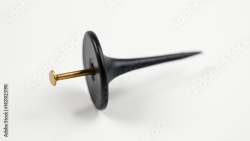 Vintage Hat Pin Isolated On White