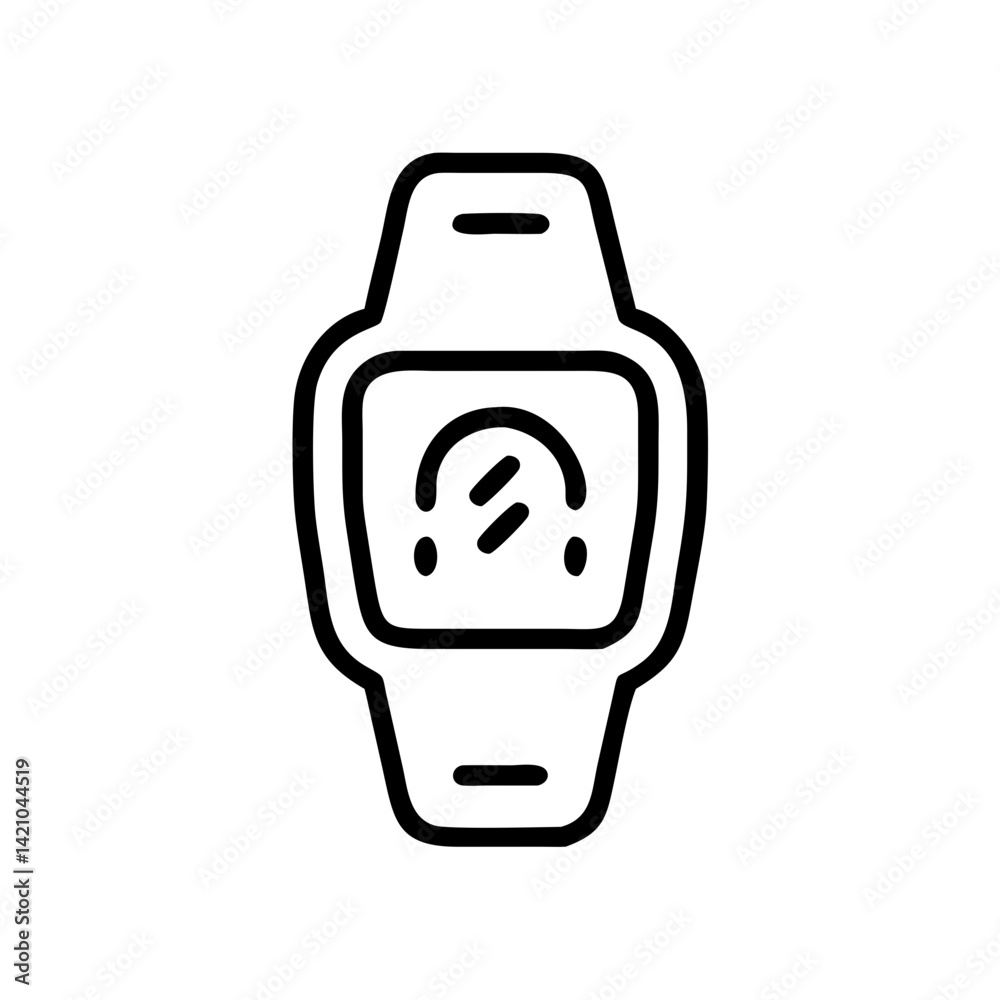 Pedometer minimalist linear icon in green and white, fitness tracking and step counter symbol on white background with copy space Pedometer minimalist linear icon in green and white, fitness tracking and step counter symbol on white background with copy space