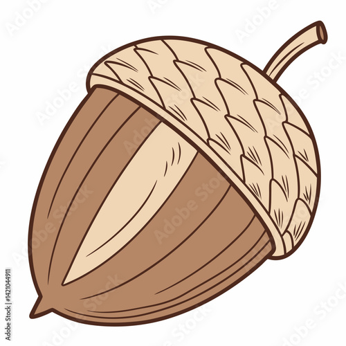 Premium Acorn AI graphics design on a white background, perfect for digital projects. High-quality, editable file for creative use."








