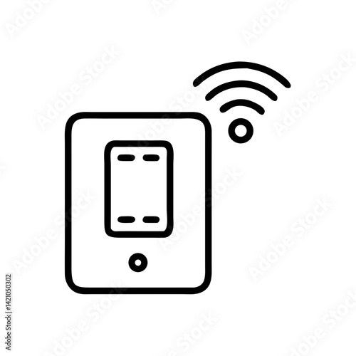 Smart Light Switch Panel Icon Design