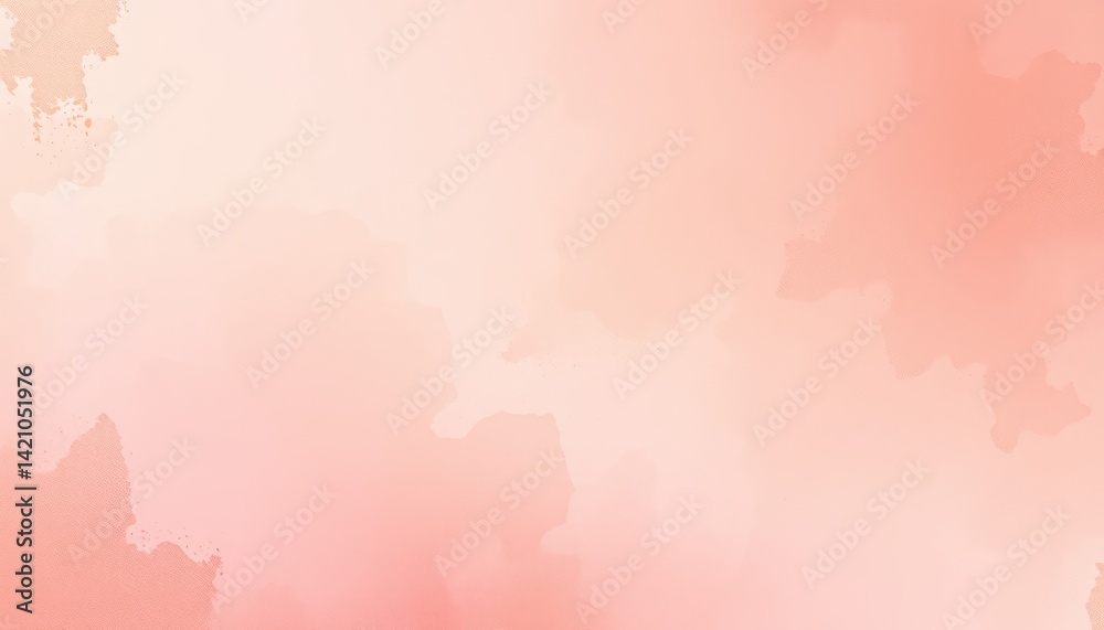 Soft Peachy Pastel Cloudscape Soft Peachy Pastel Cloudscape