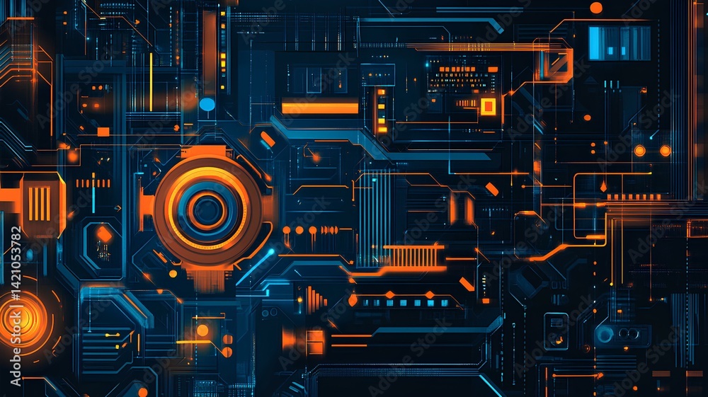 abstract technology background with circuit board abstract technology background with circuit board