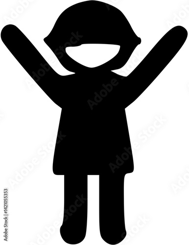 단순한 사람 캐릭터 일러스트 어른 아이 정보 아이콘
