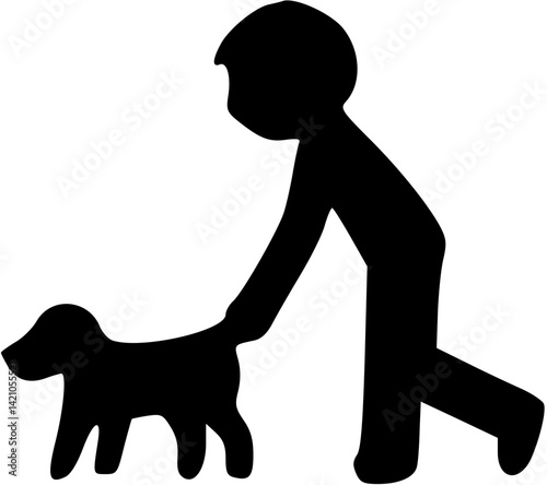단순한 사람 캐릭터 일러스트 어른 아이 정보 아이콘